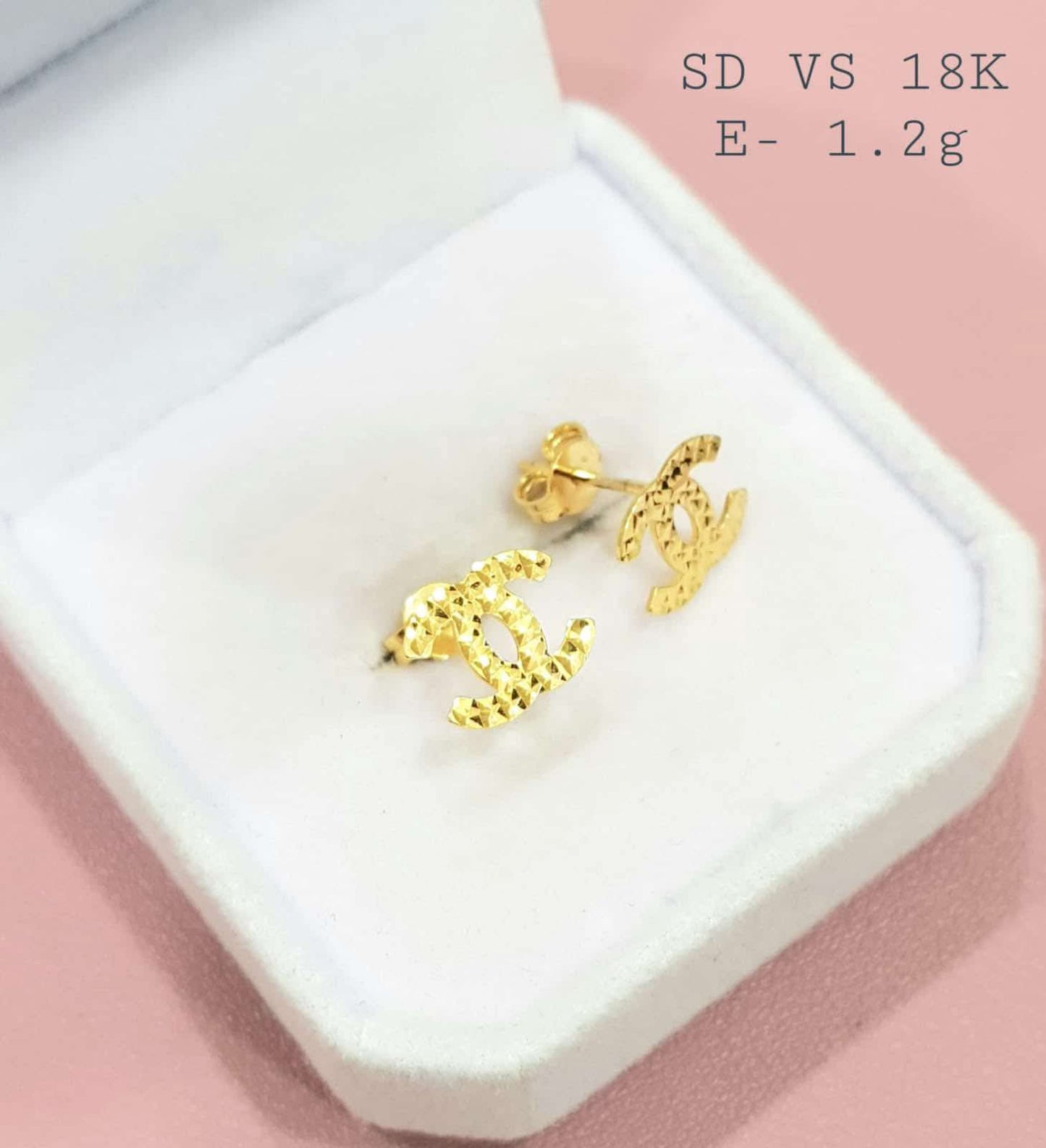 18K Gold Earrings